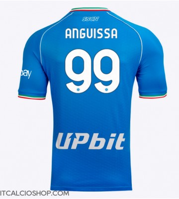 SSC Napoli Frank Anguissa #99 Prima Maglia 2023-24 Manica Corta